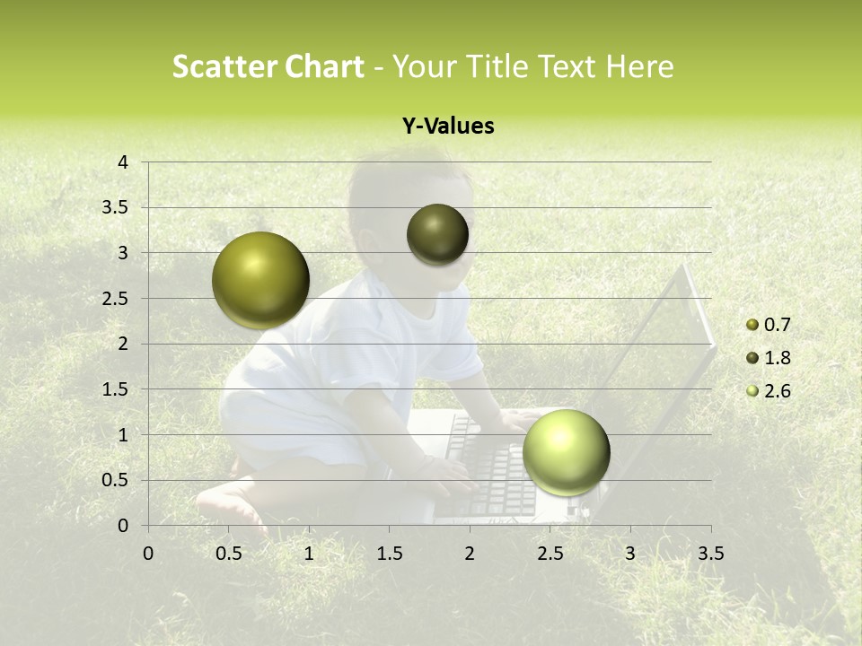 Smiling Business Baby PowerPoint Template