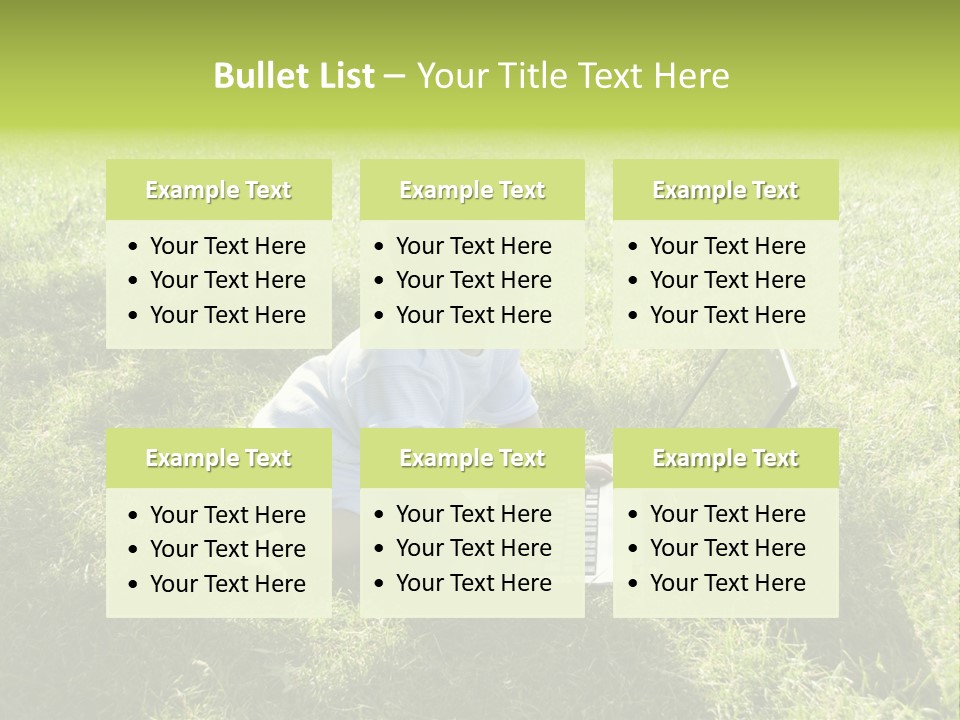 Smiling Business Baby PowerPoint Template