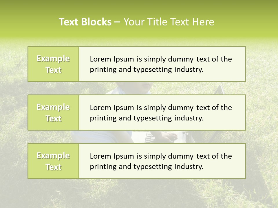 Smiling Business Baby PowerPoint Template