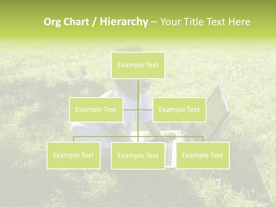 Smiling Business Baby PowerPoint Template