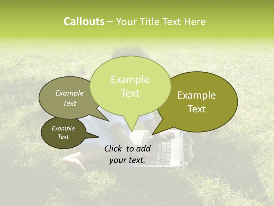 Smiling Business Baby PowerPoint Template