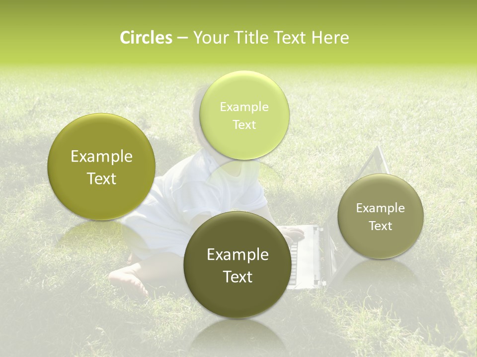 Smiling Business Baby PowerPoint Template