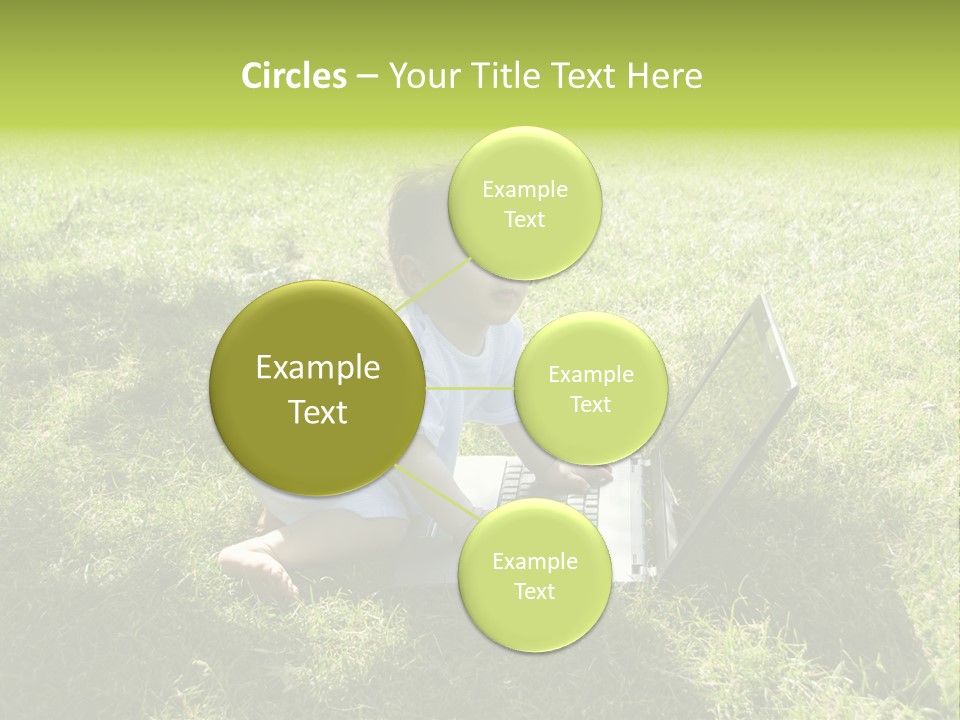 Smiling Business Baby PowerPoint Template