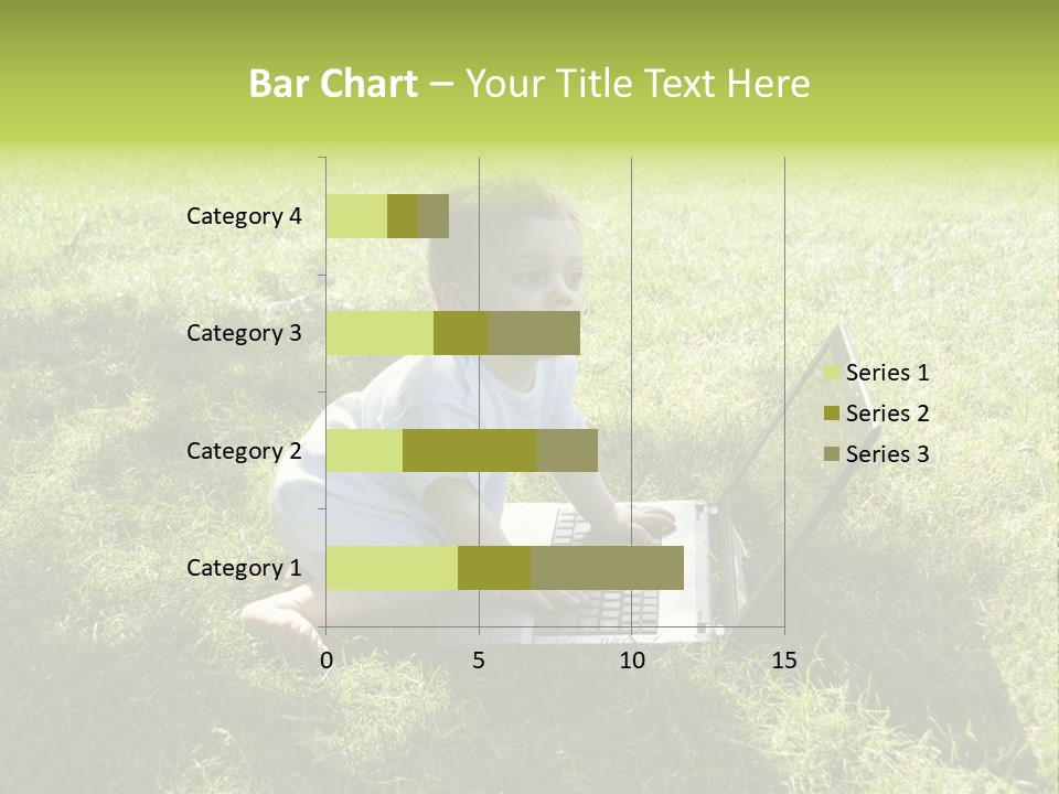 Smiling Business Baby PowerPoint Template