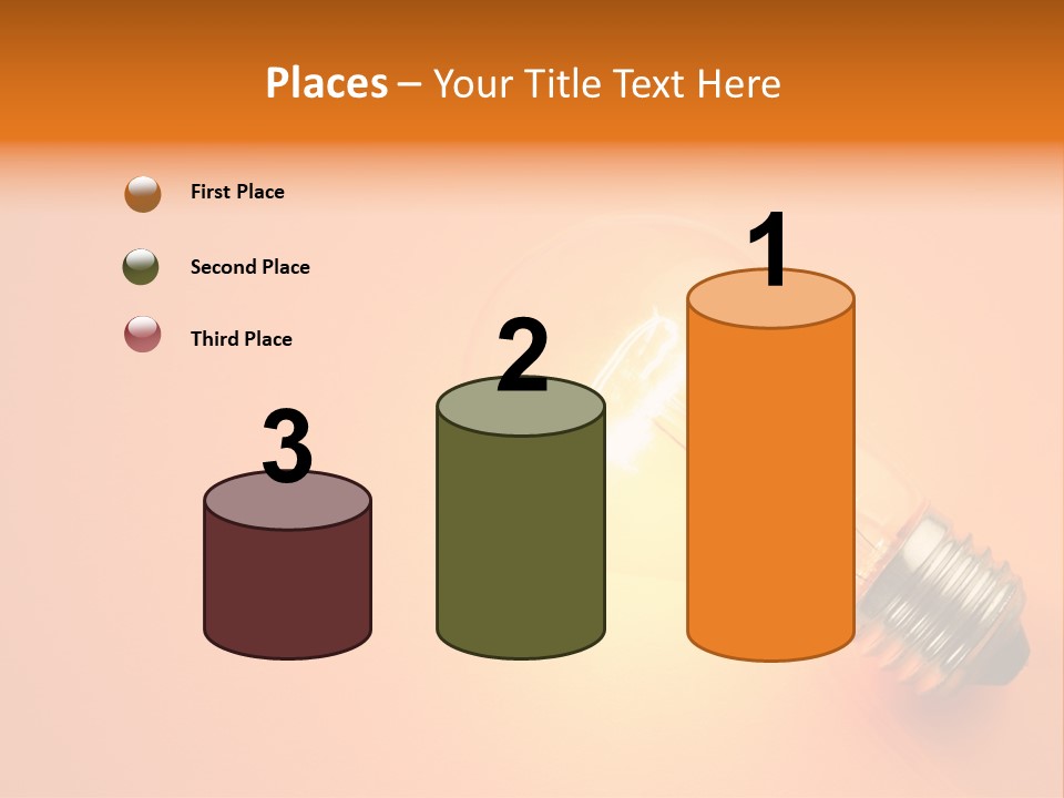 Glowing Creativity Tungsten PowerPoint Template