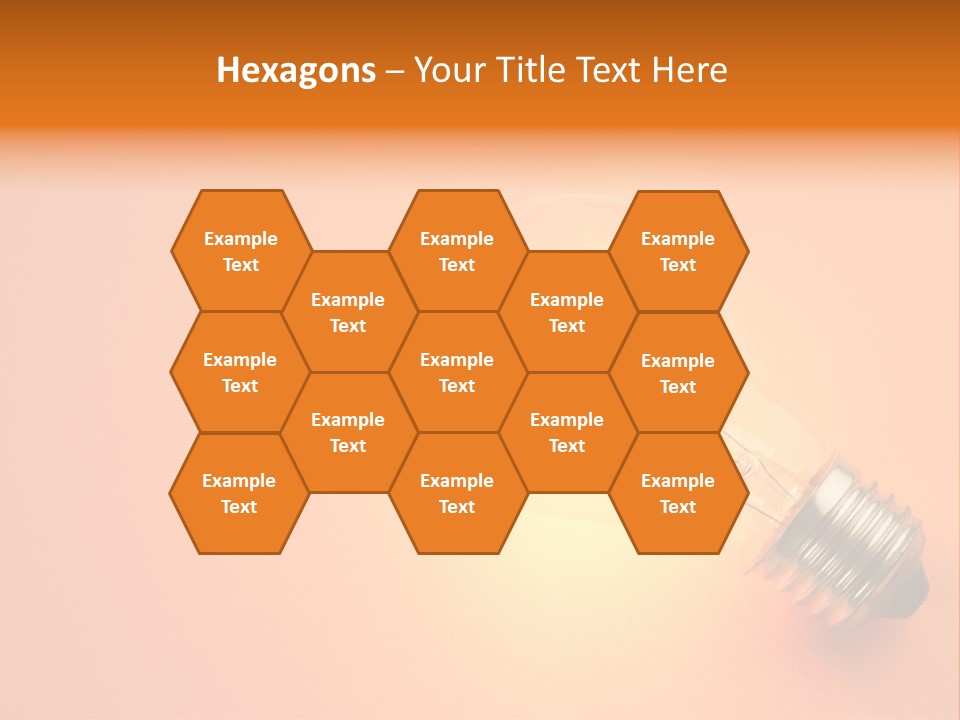 Glowing Creativity Tungsten PowerPoint Template