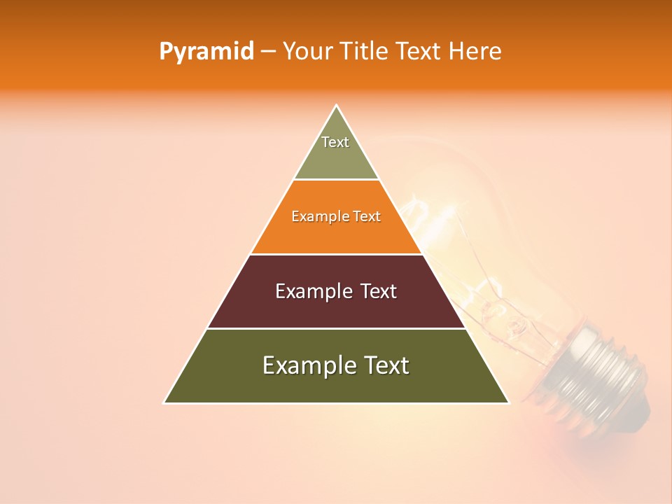 Glowing Creativity Tungsten PowerPoint Template