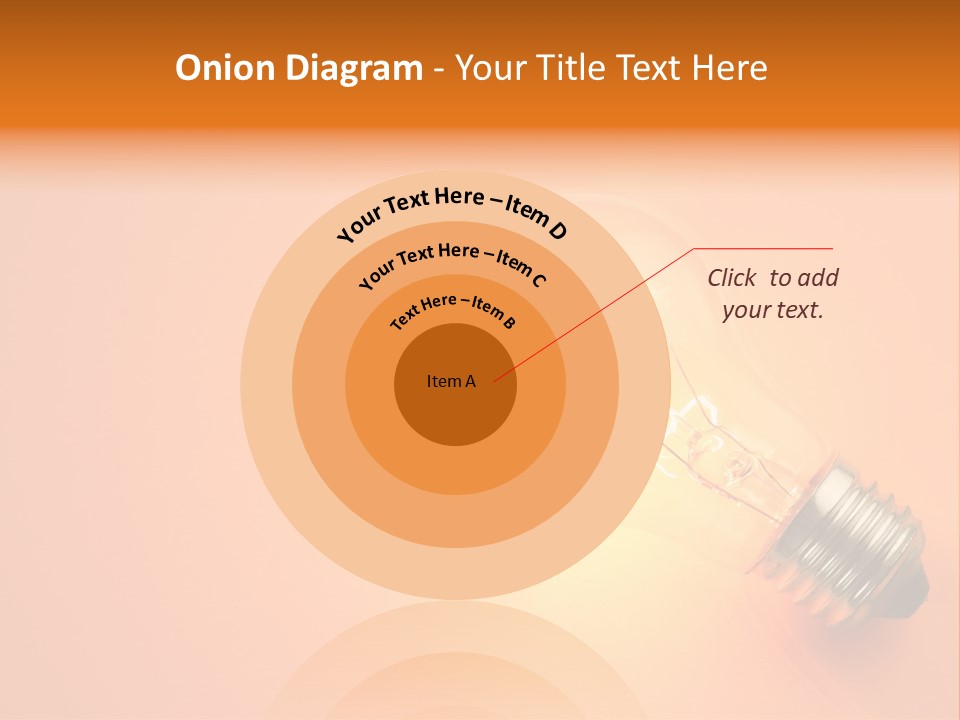 Glowing Creativity Tungsten PowerPoint Template