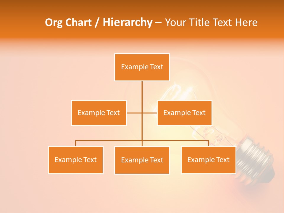 Glowing Creativity Tungsten PowerPoint Template