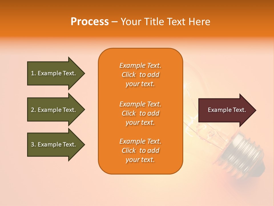 Glowing Creativity Tungsten PowerPoint Template