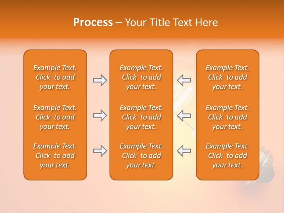 Glowing Creativity Tungsten PowerPoint Template