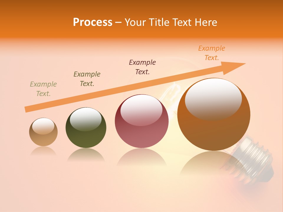 Glowing Creativity Tungsten PowerPoint Template