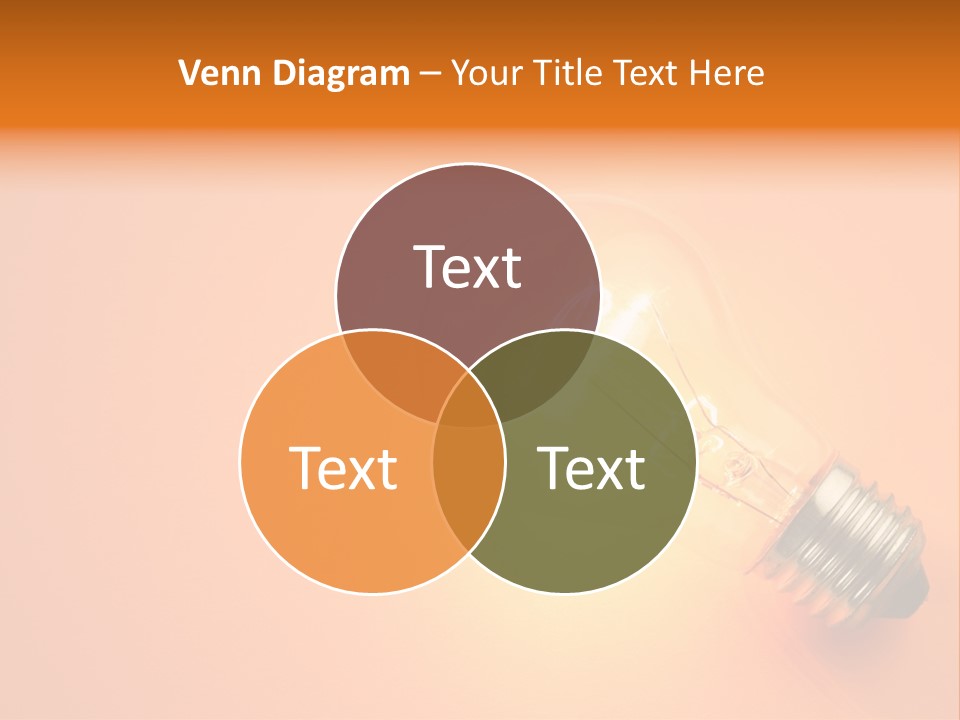 Glowing Creativity Tungsten PowerPoint Template