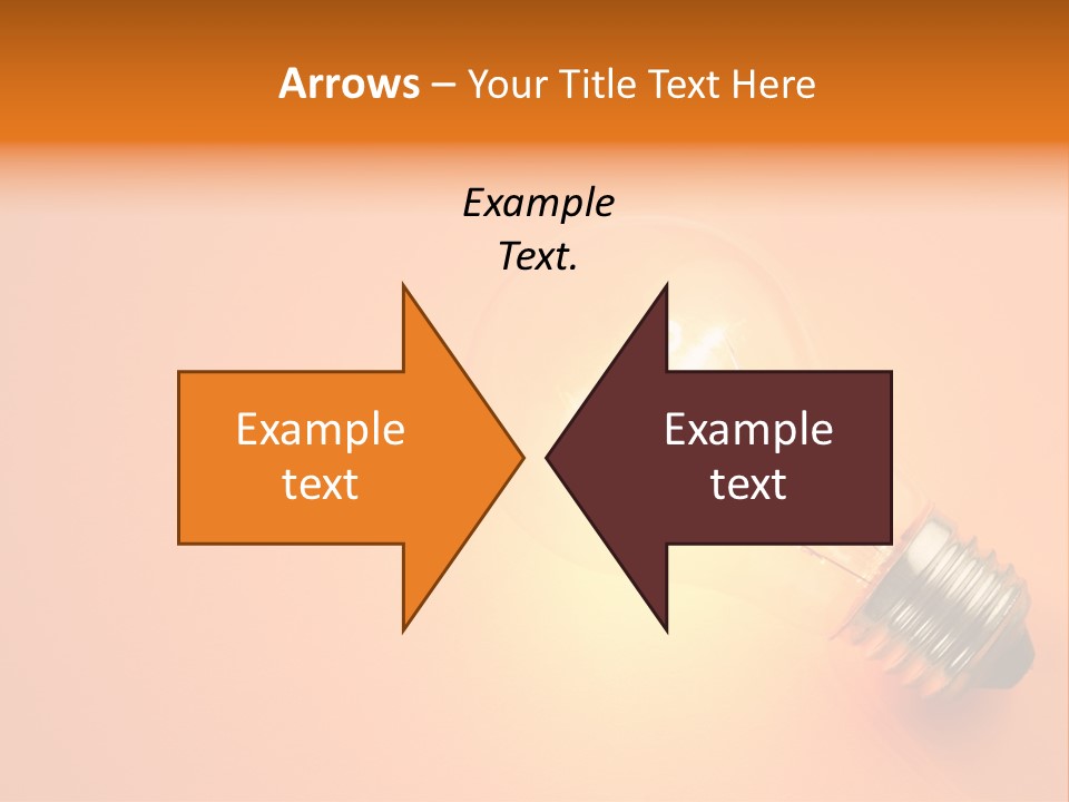 Glowing Creativity Tungsten PowerPoint Template