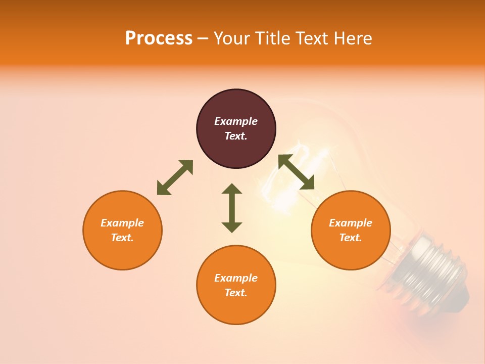 Glowing Creativity Tungsten PowerPoint Template