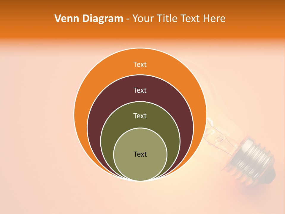 Glowing Creativity Tungsten PowerPoint Template