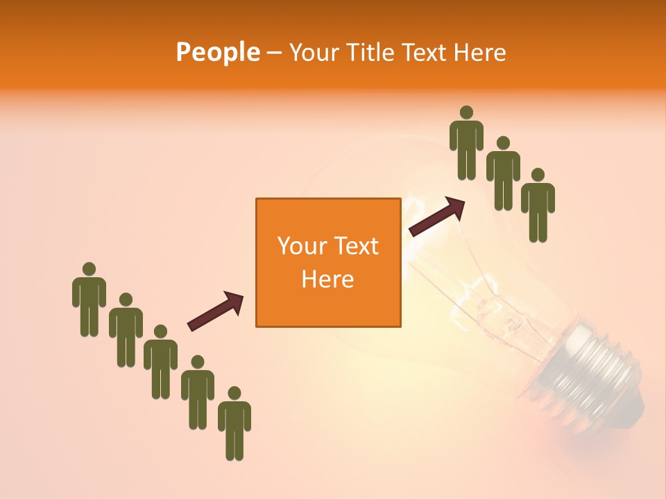 Glowing Creativity Tungsten PowerPoint Template