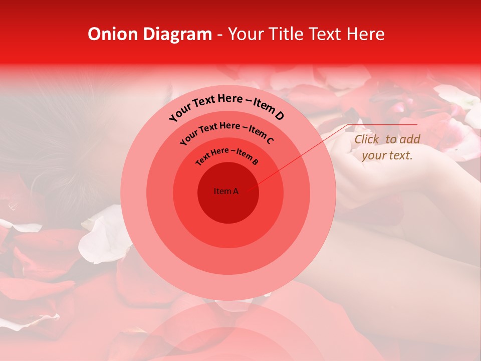 Beautiful Girl And Rose PowerPoint Template