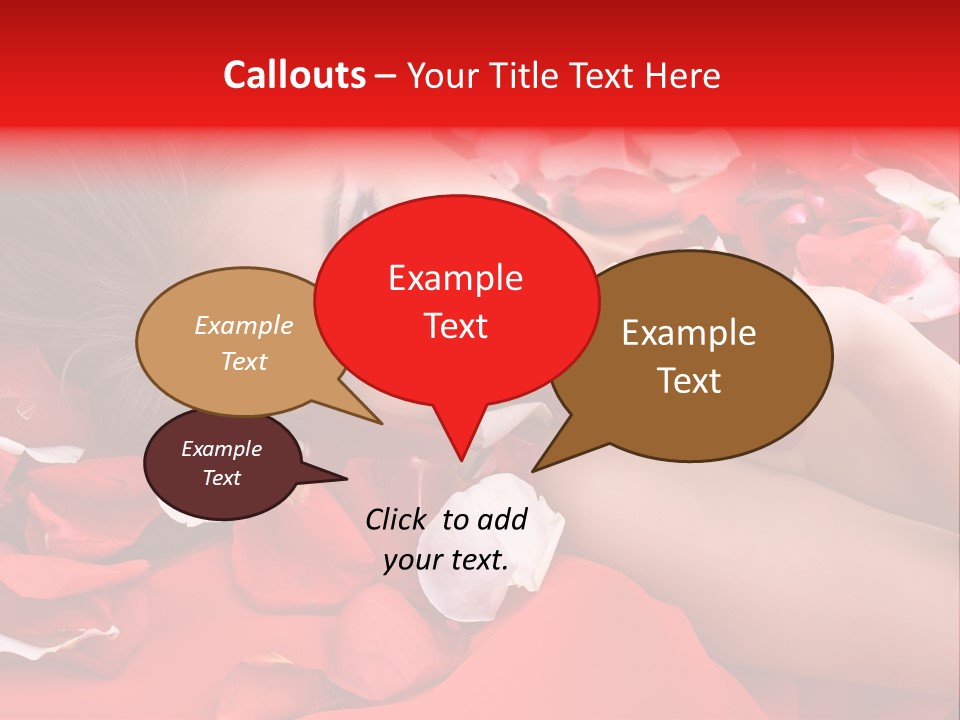 Beautiful Girl And Rose PowerPoint Template