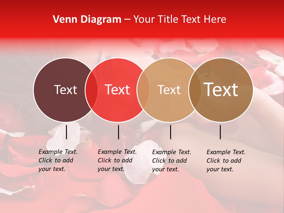 Beautiful Girl And Rose PowerPoint Template