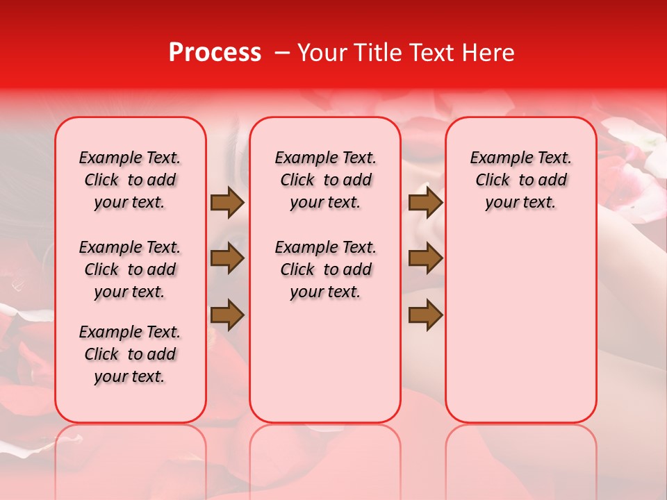 Beautiful Girl And Rose PowerPoint Template