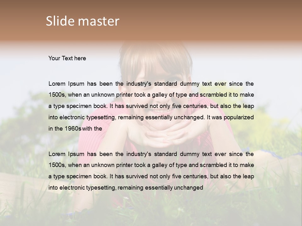 Human Team Toon PowerPoint Template