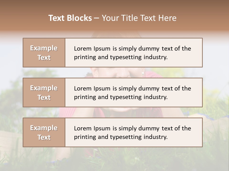 Human Team Toon PowerPoint Template