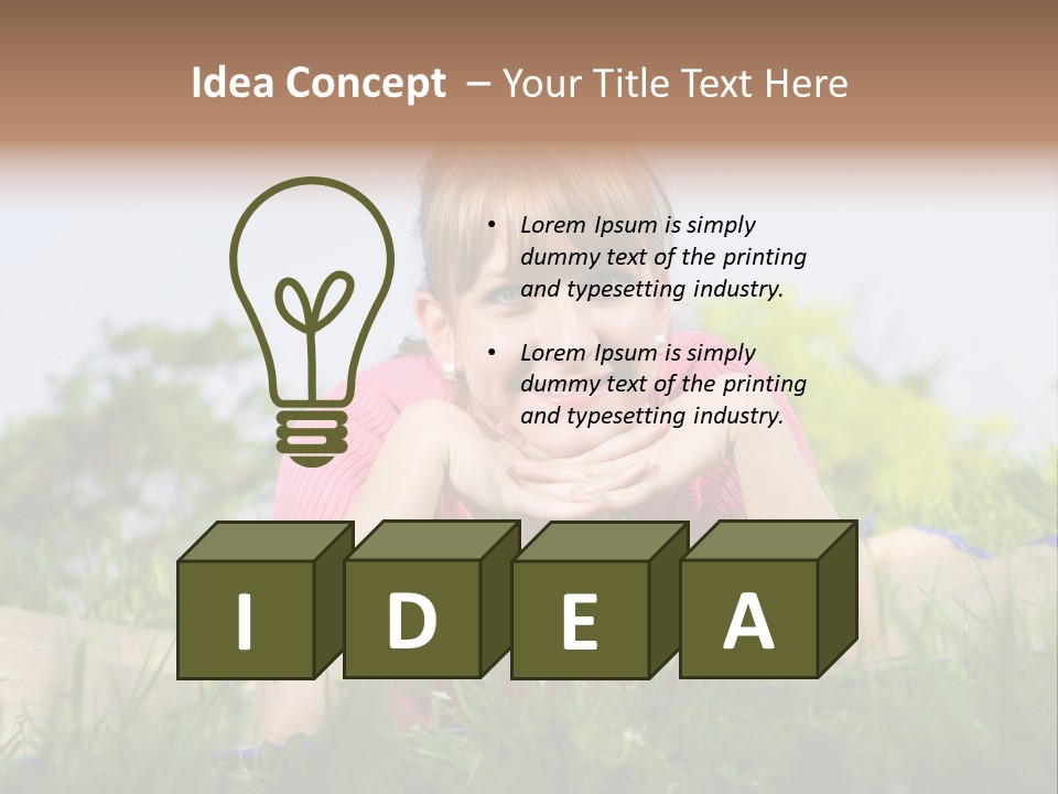 Human Team Toon PowerPoint Template