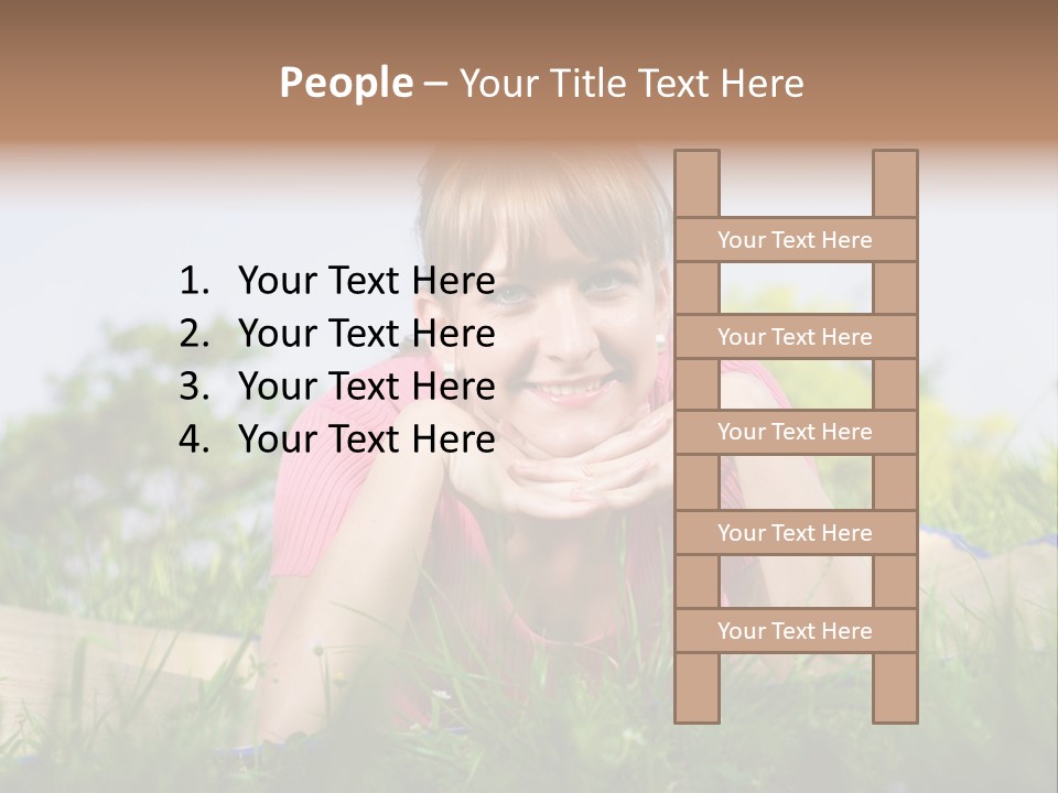 Human Team Toon PowerPoint Template