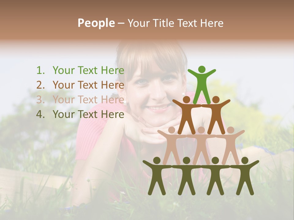 Human Team Toon PowerPoint Template