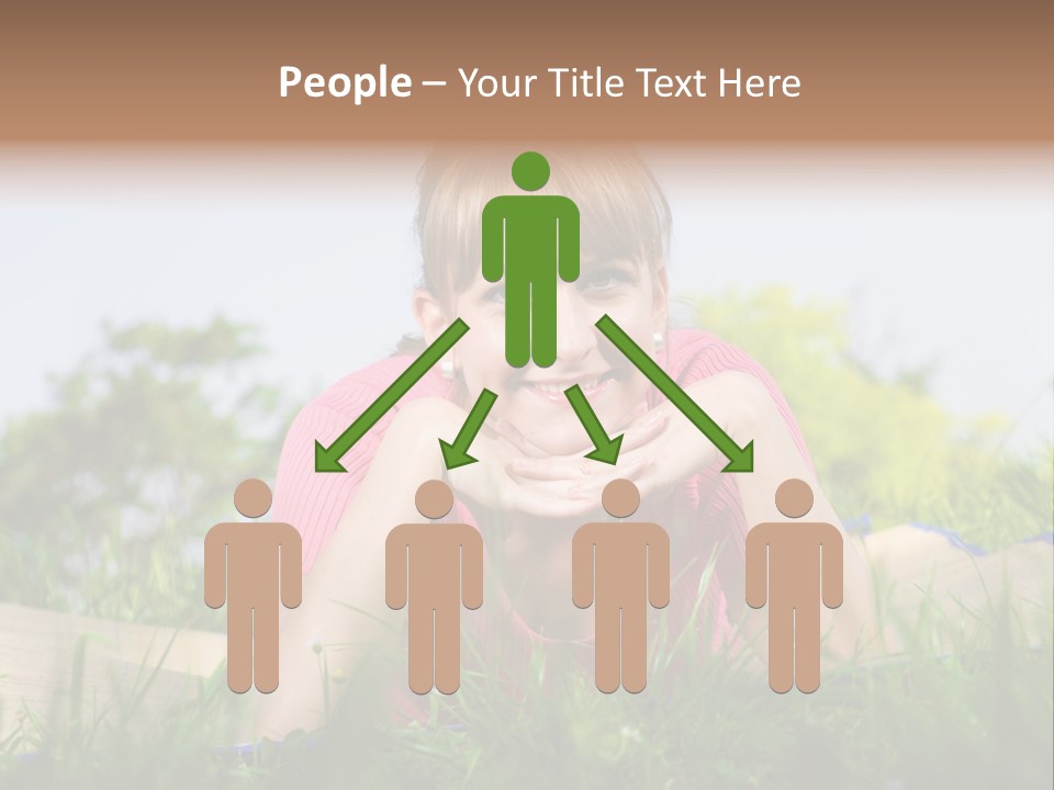 Human Team Toon PowerPoint Template