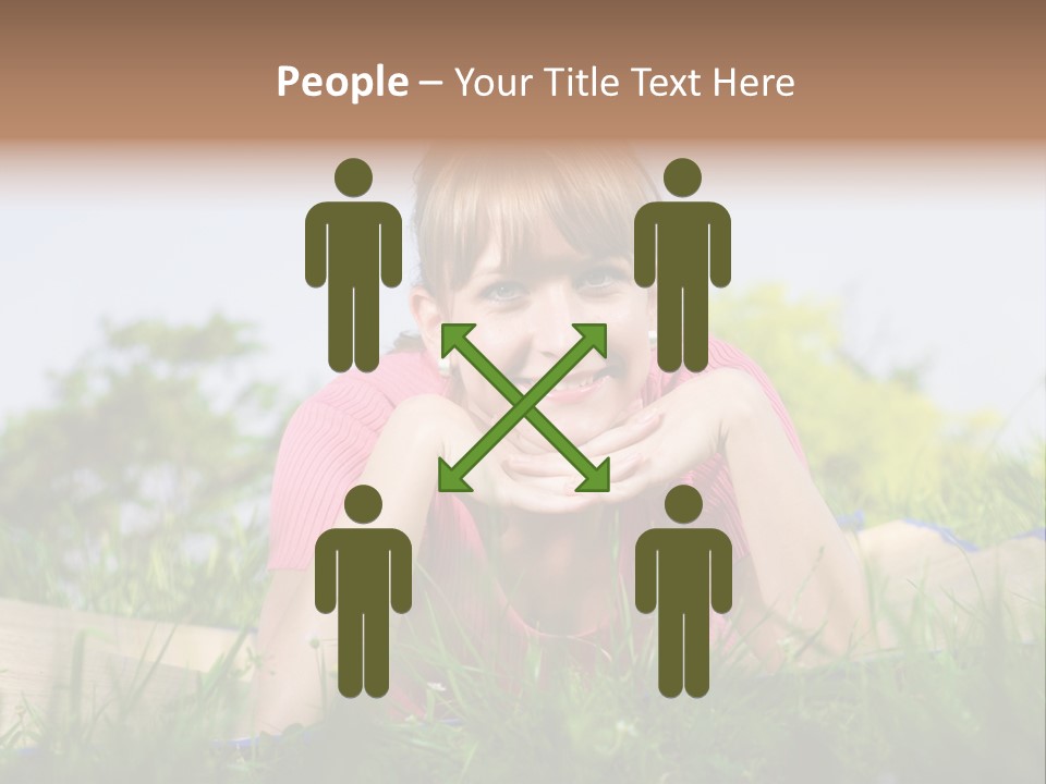 Human Team Toon PowerPoint Template
