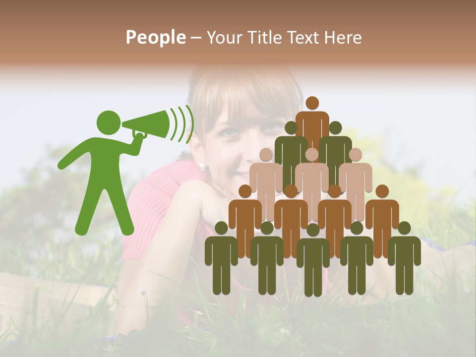 Human Team Toon PowerPoint Template