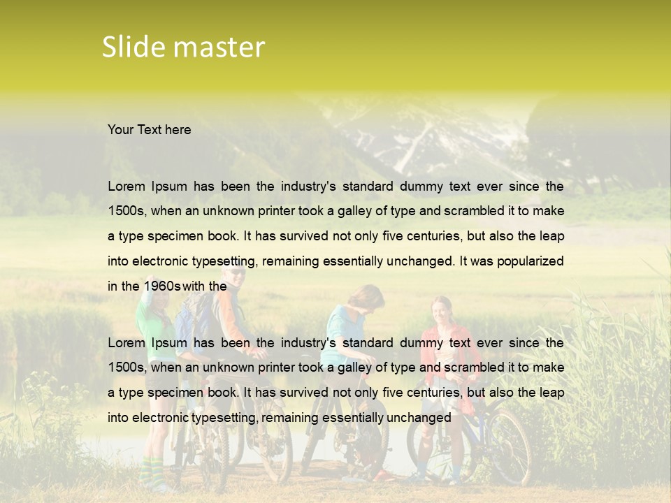 Types Of Tourism PowerPoint Template