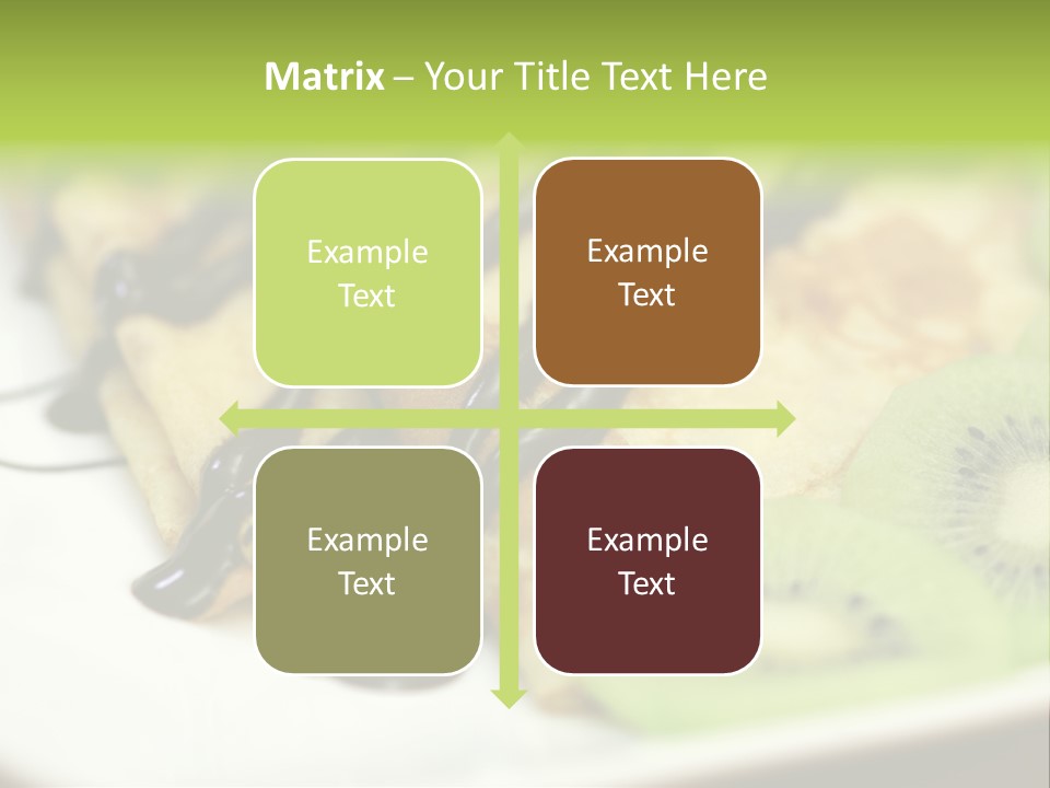 Crepes With Chocolate PowerPoint Template