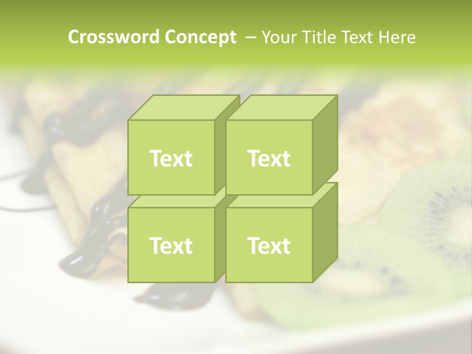 Crepes With Chocolate PowerPoint Template