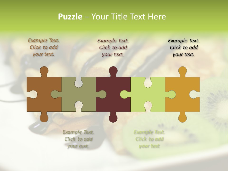 Crepes With Chocolate PowerPoint Template