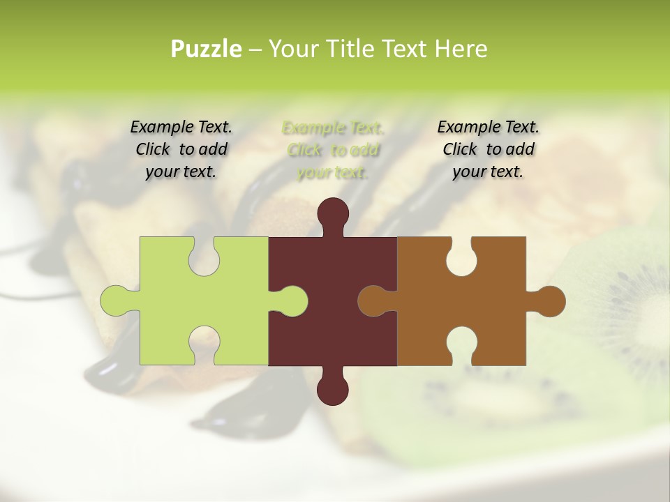 Crepes With Chocolate PowerPoint Template