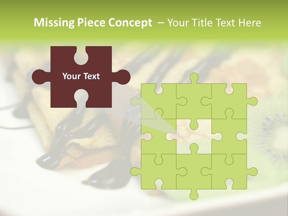 Crepes With Chocolate PowerPoint Template