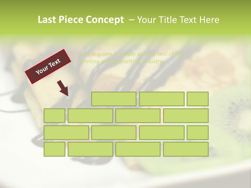 Crepes With Chocolate PowerPoint Template