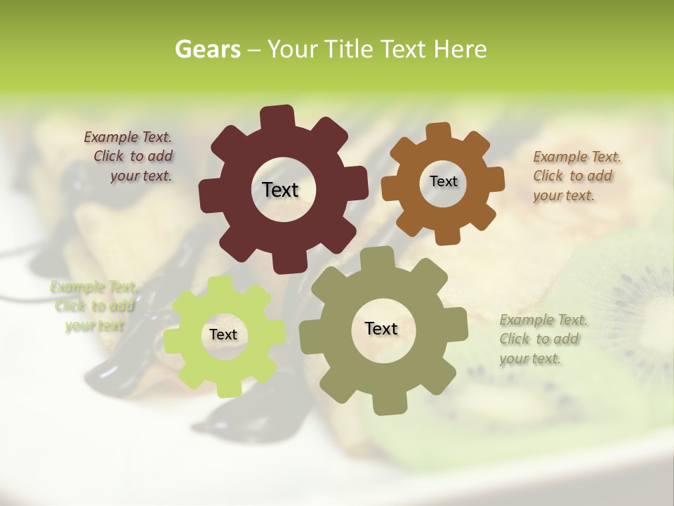 Crepes With Chocolate PowerPoint Template