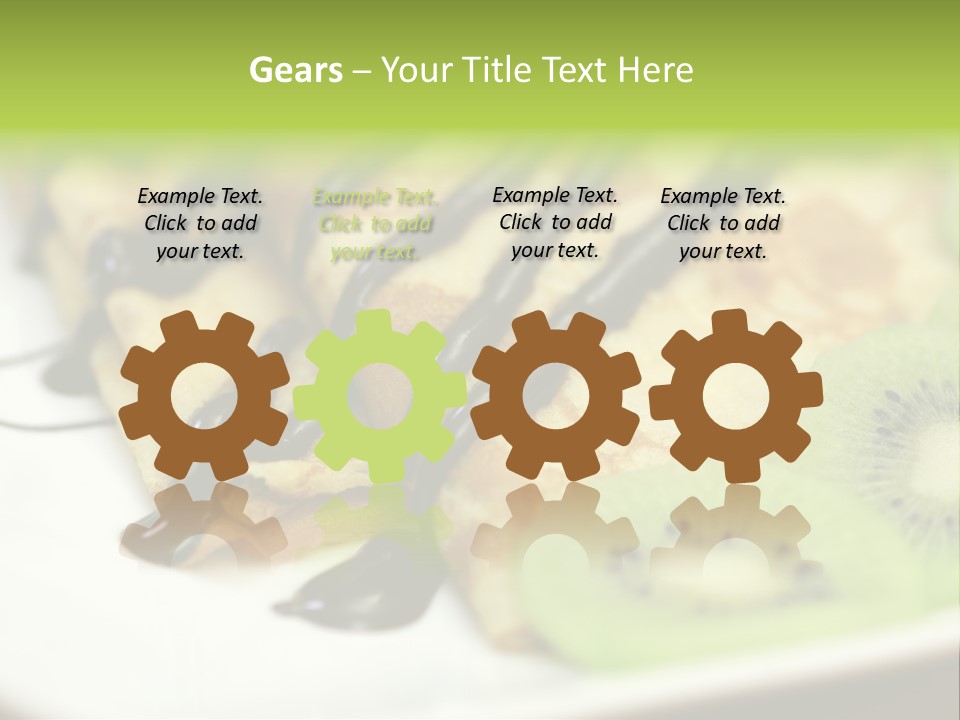 Crepes With Chocolate PowerPoint Template