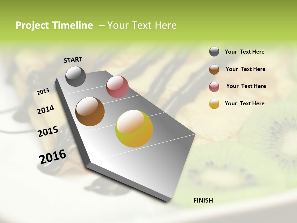 Crepes With Chocolate PowerPoint Template