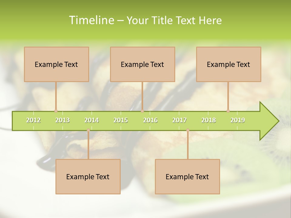 Crepes With Chocolate PowerPoint Template