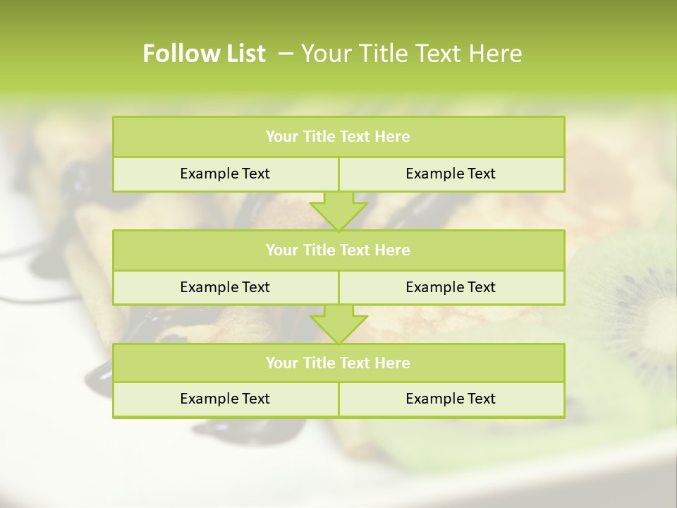 Crepes With Chocolate PowerPoint Template