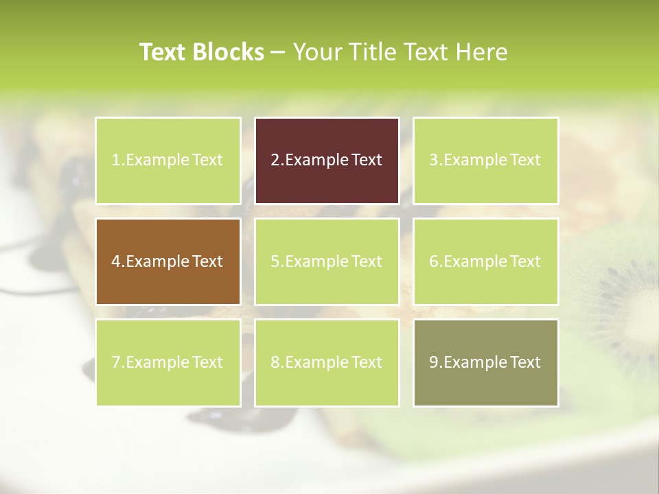 Crepes With Chocolate PowerPoint Template