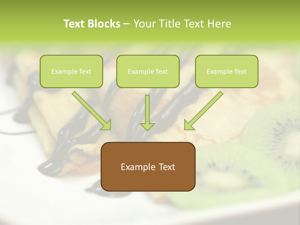 Crepes With Chocolate PowerPoint Template