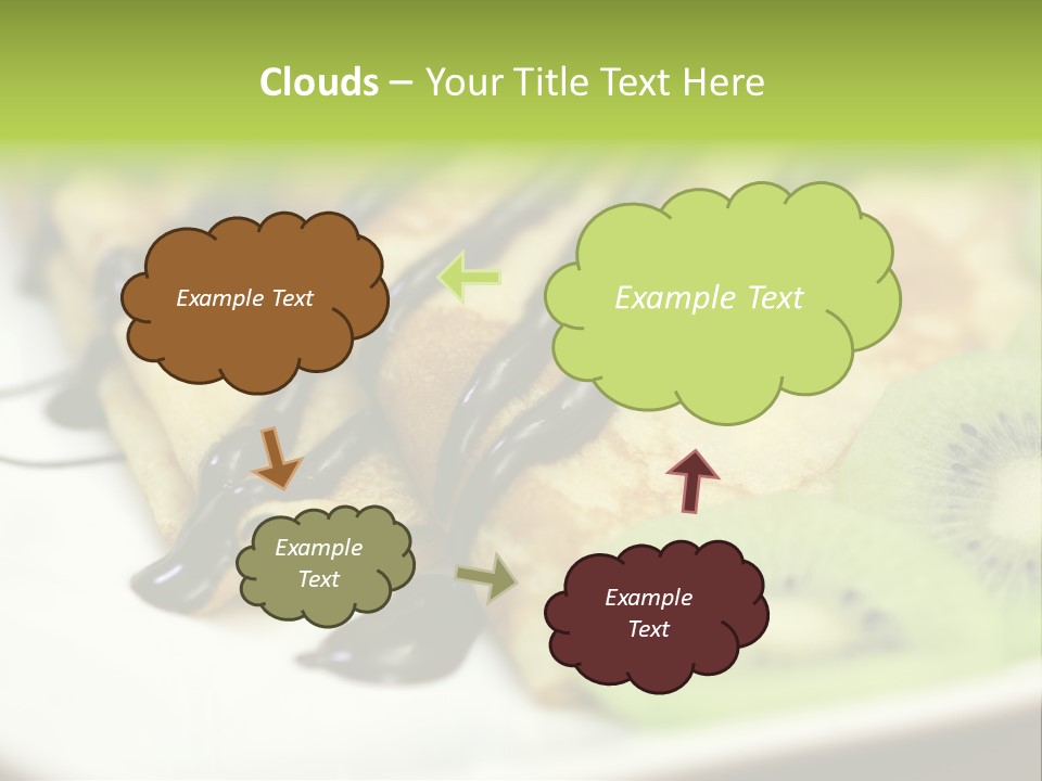 Crepes With Chocolate PowerPoint Template