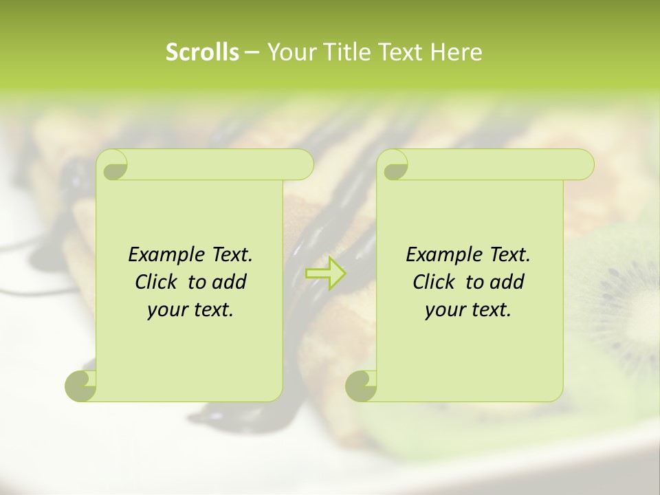 Crepes With Chocolate PowerPoint Template