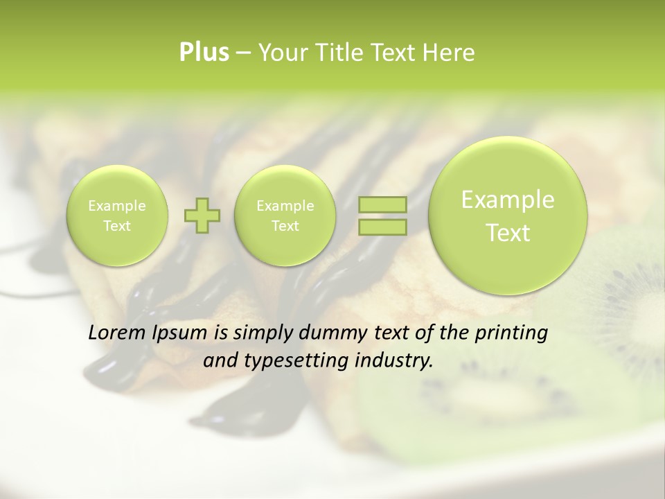 Crepes With Chocolate PowerPoint Template